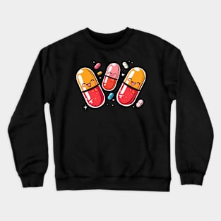 Easier to swallow than reality! v4 (no text) Crewneck Sweatshirt